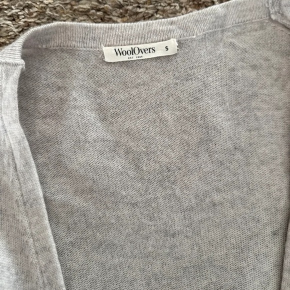 Woolovers Cashmere & Merino Luxe Dressing Gown/ Duster Cardigan Oatmeal 
Small - Picture 10 of 12